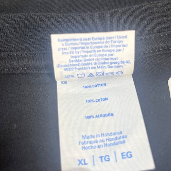 Happy First Day Of School Tshirt Mens XL Black New Port & Company - Picture 7 of 9